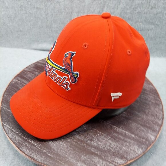 St. Louis Cardinals Red Baseball Cap With Embroidered Logo & Adjustable Strapbac - Picture 2 of 9